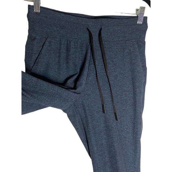 Lululemon Ready to Rulu Jogger Crop Heathered True Navy / Black-sz 6 - Picture 10 of 14